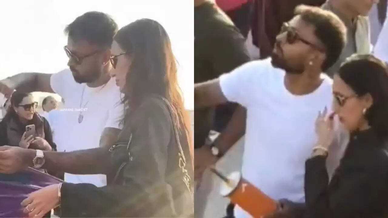 Hardik Pandya flies kites with girlfriend Mahieka Sharma in Jaipur – Watch