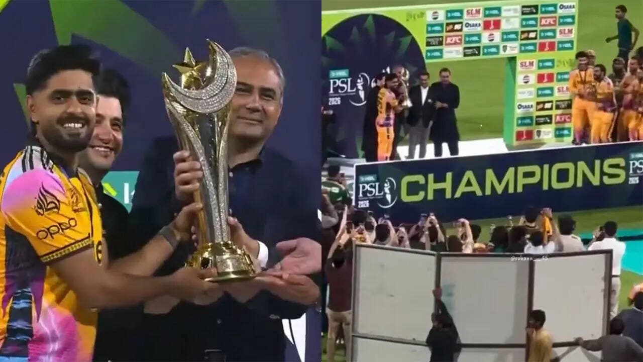 PSL: Babar Azam's Rohit Sharma-inspired 'walk' celebration goes wrong