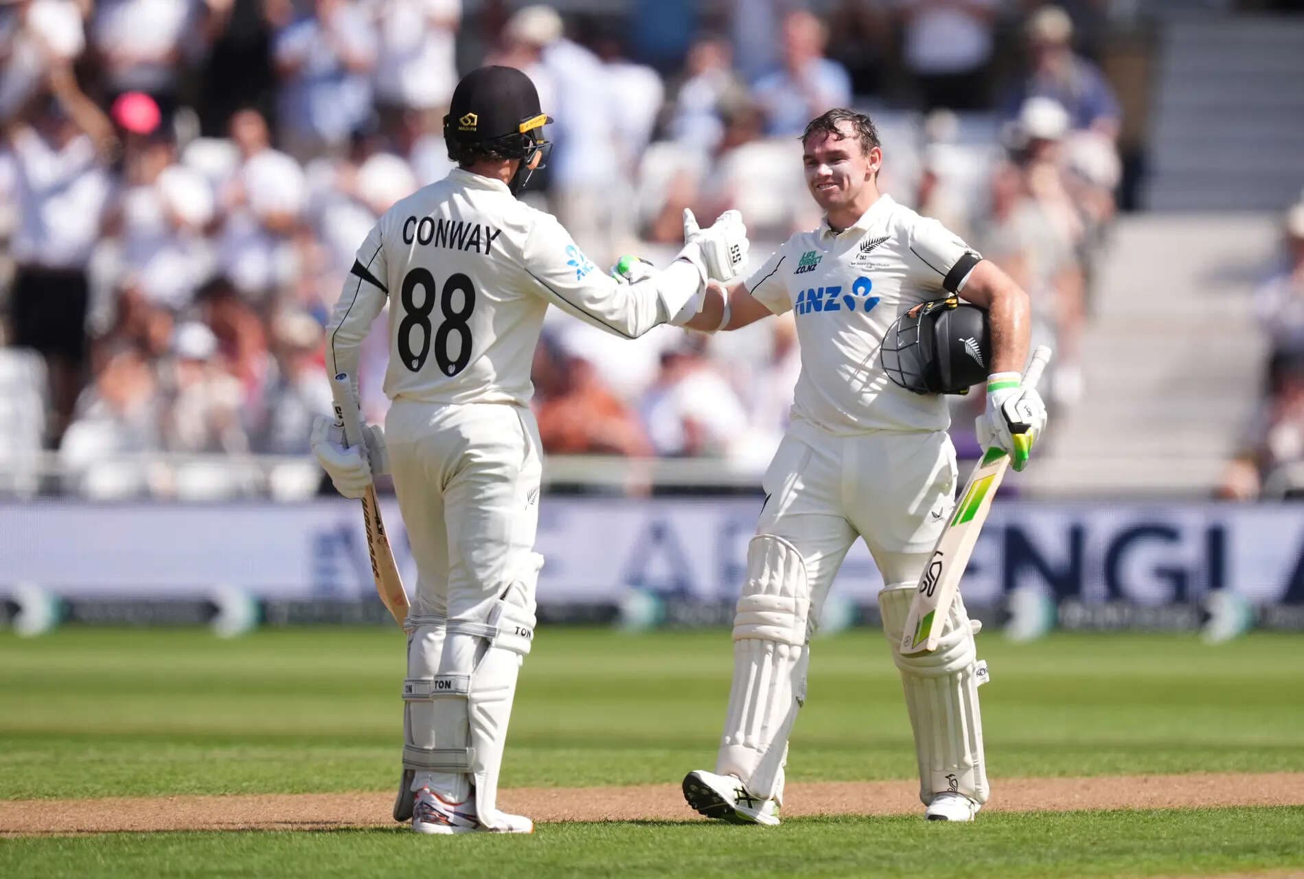 First in 96 years! Latham-Conway script history with record stand as NZ punish ENG