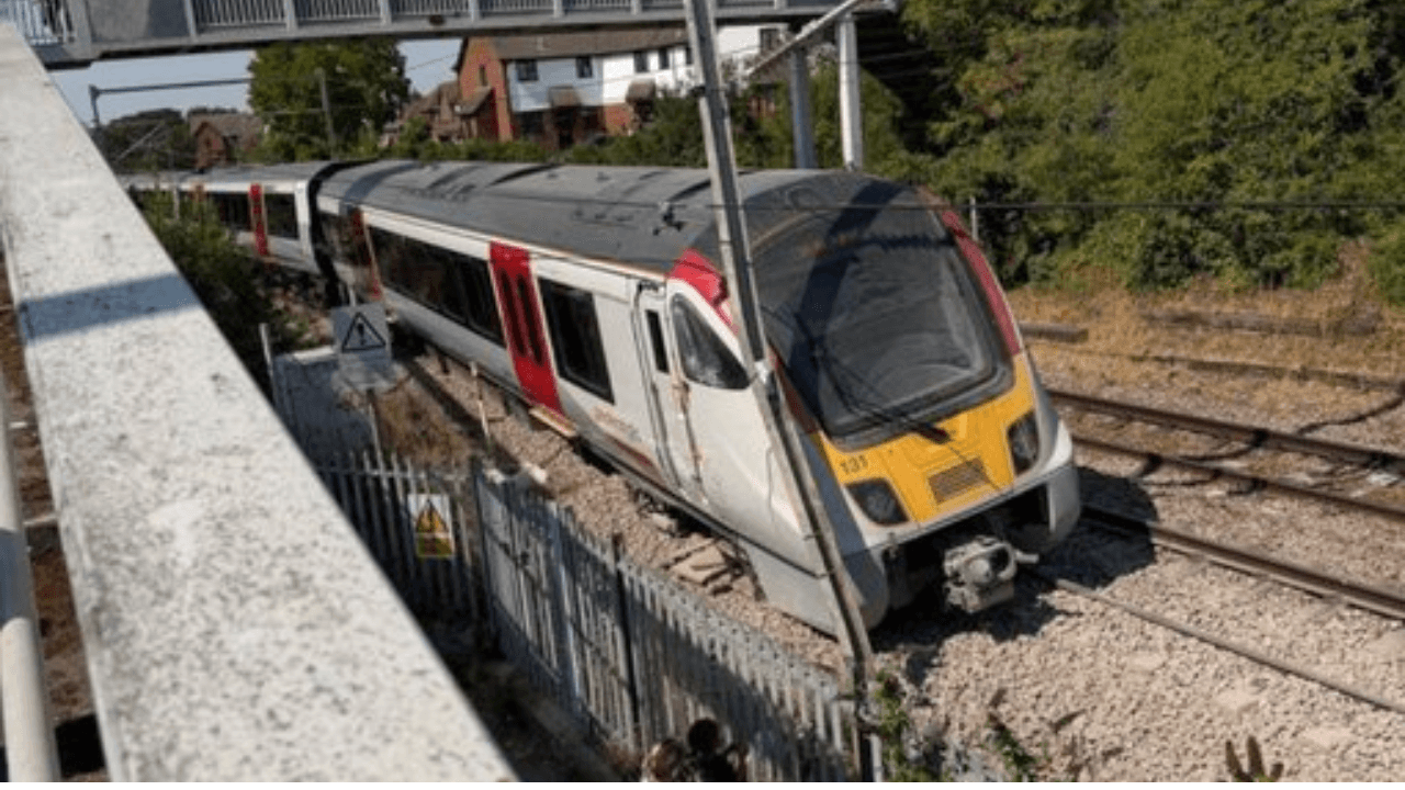 Second train derails in Southeast England within 24 hours; no injuries reported