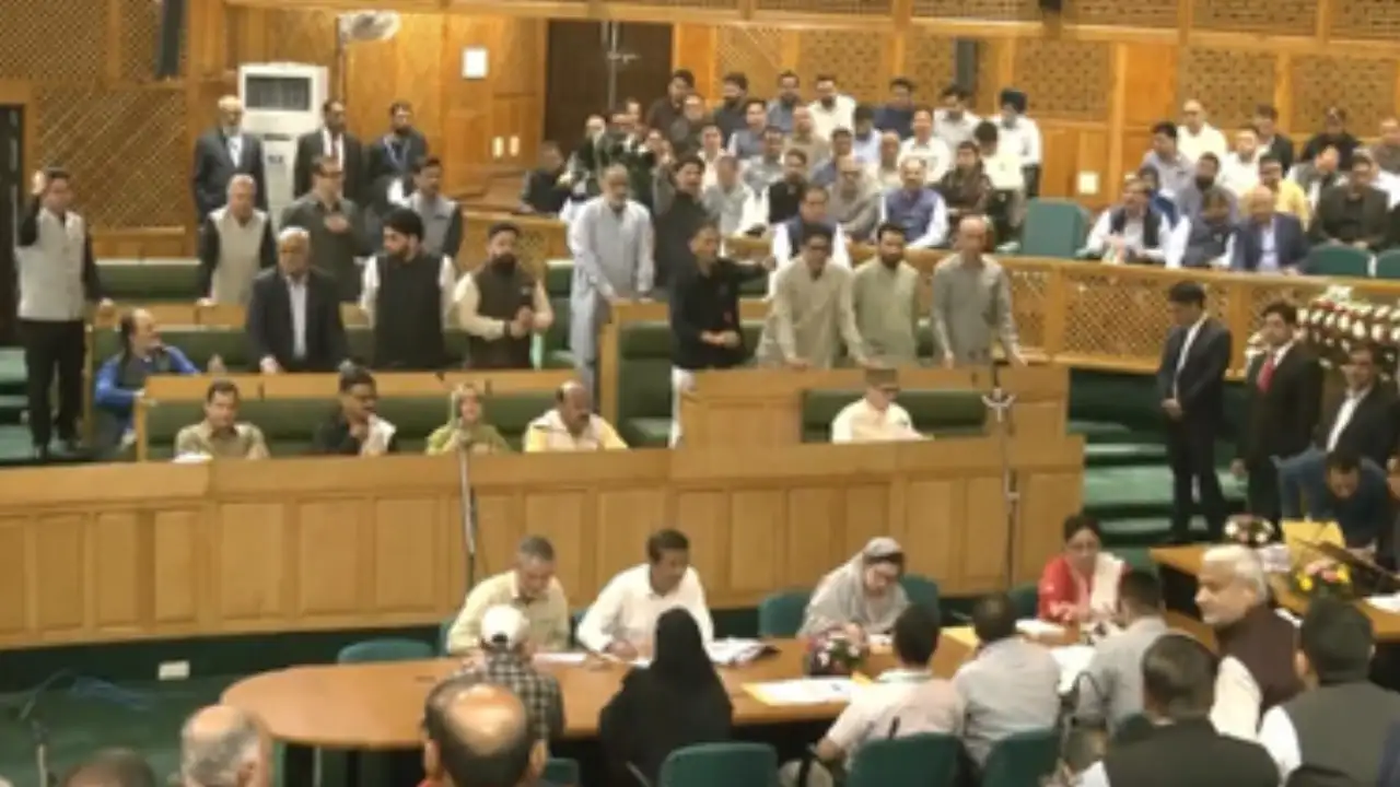 History refuses to leave J&amp;K as assembly debates Hari Singh, Sheikh Abdullah anniv holidays
