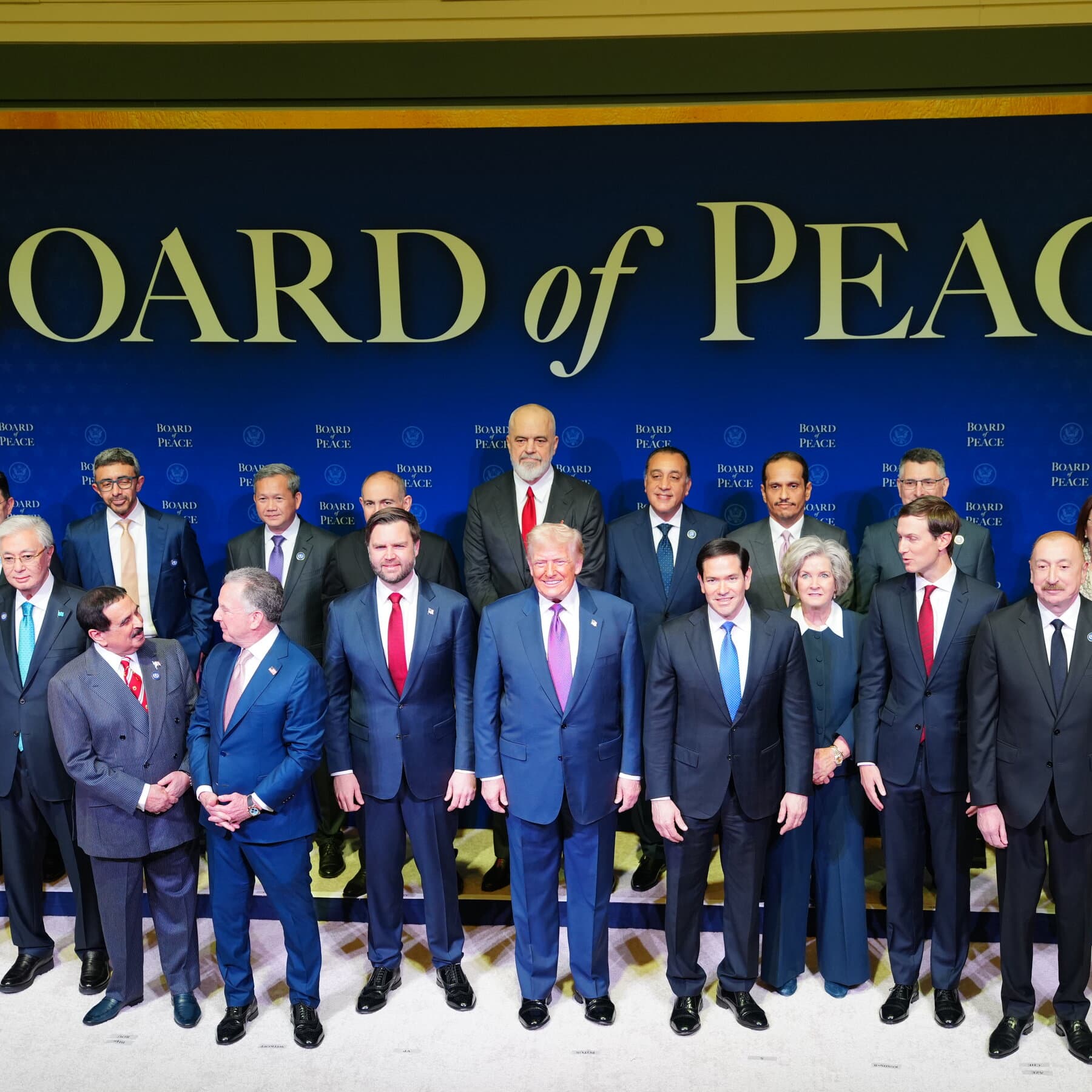 With a Golden Gavel and a Threat to Iran, Trump Launches His Board of Peace