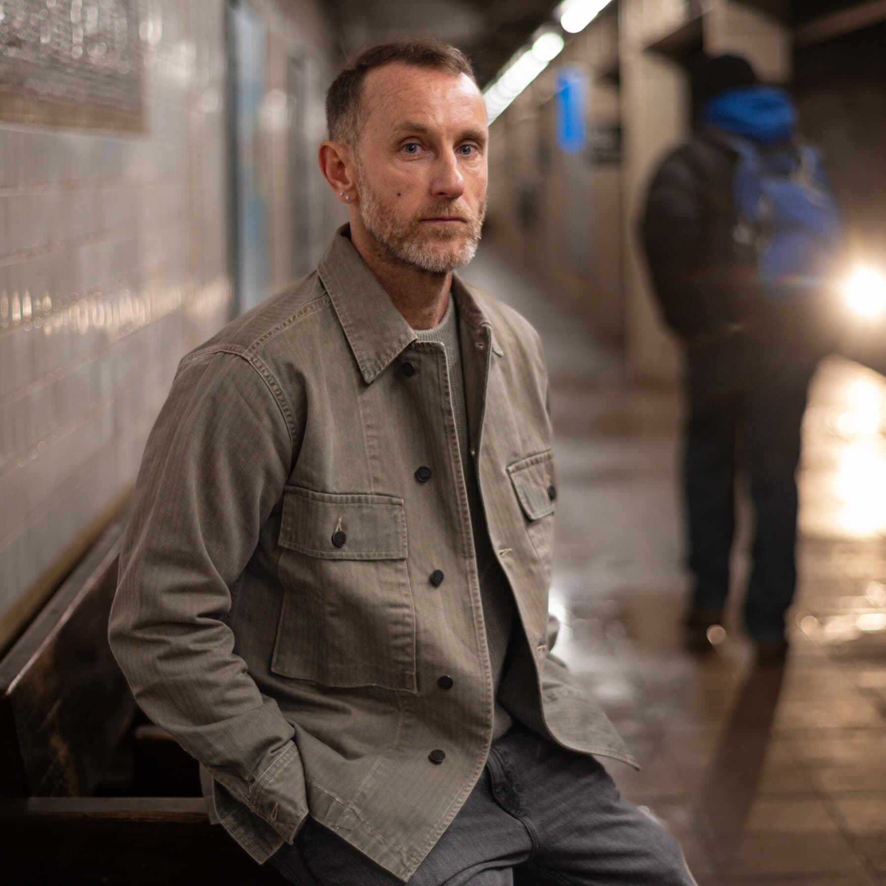 After Being Shoved in Front of a Train, He Has Returned to the Subway