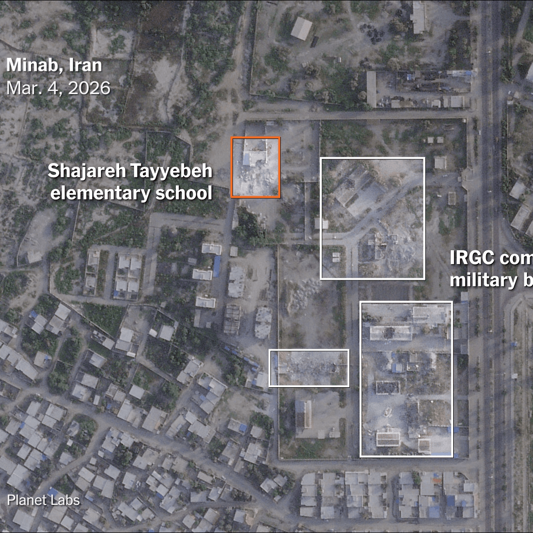 Analysis Suggests School Was Hit Amid U.S. Strikes on Iranian Naval Base