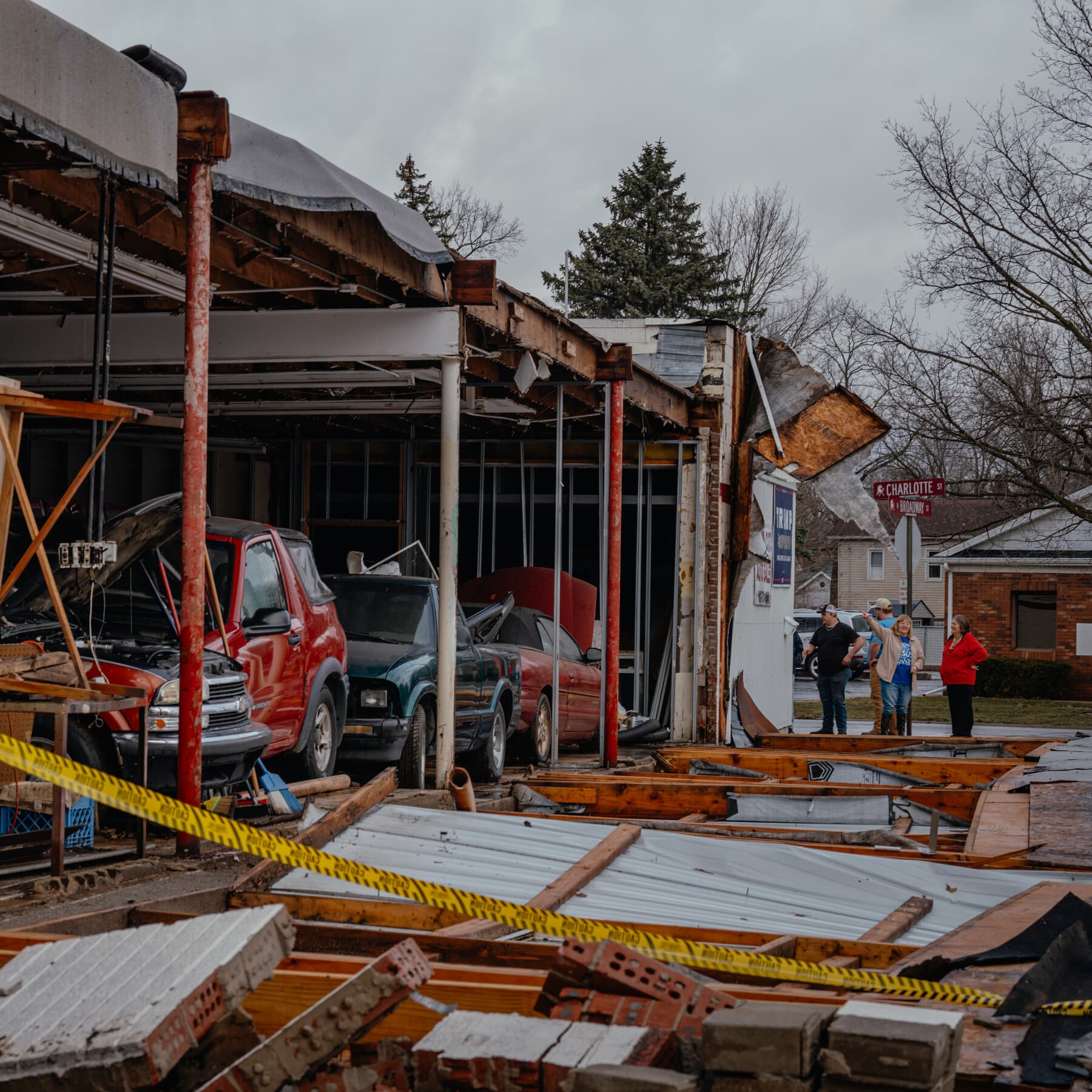 After Tornadoes Ravage Michigan and Oklahoma, Residents Survey Damage