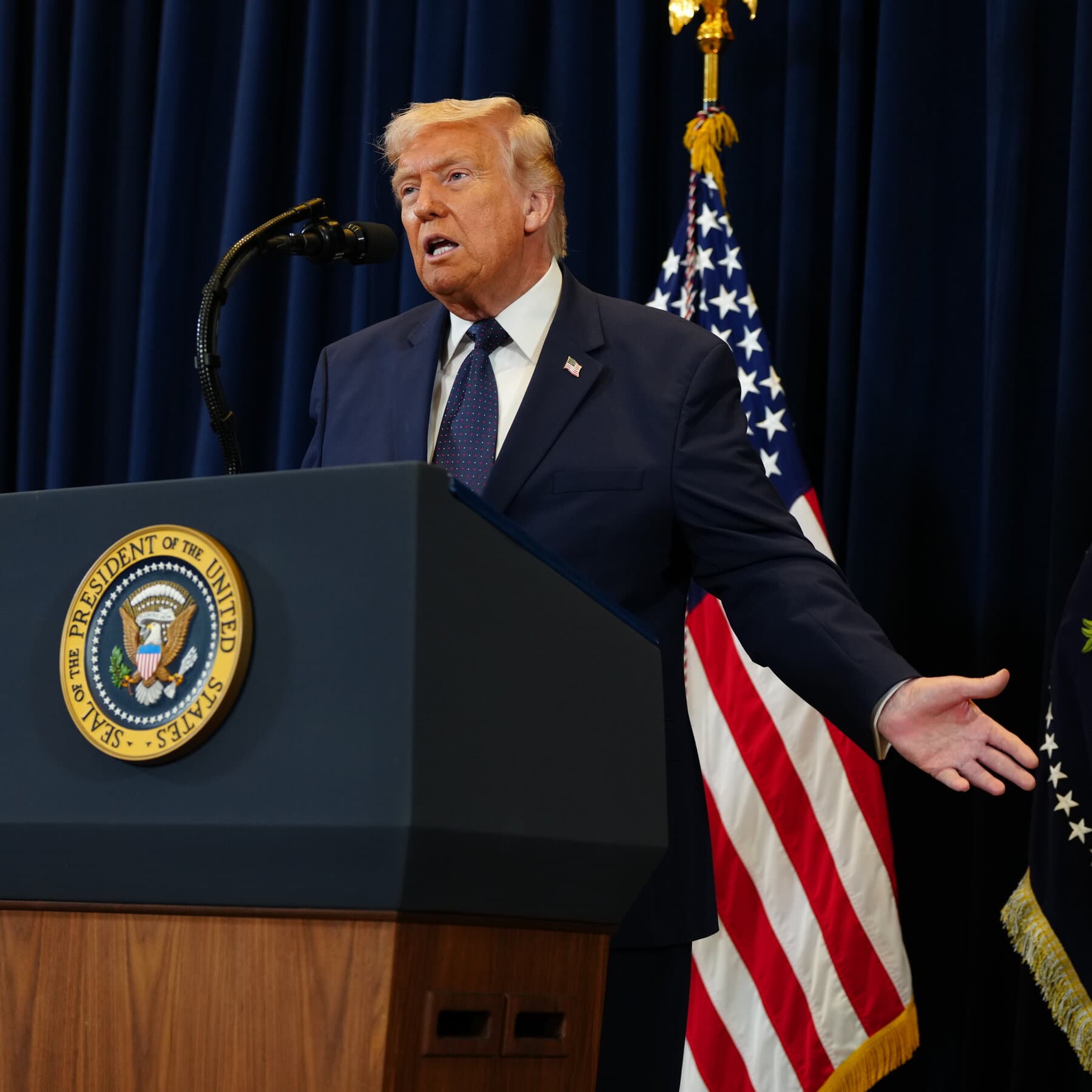 Trump Zigzags on When War Will End, and Investigators Search Epstein’s Ranch in New Mexico