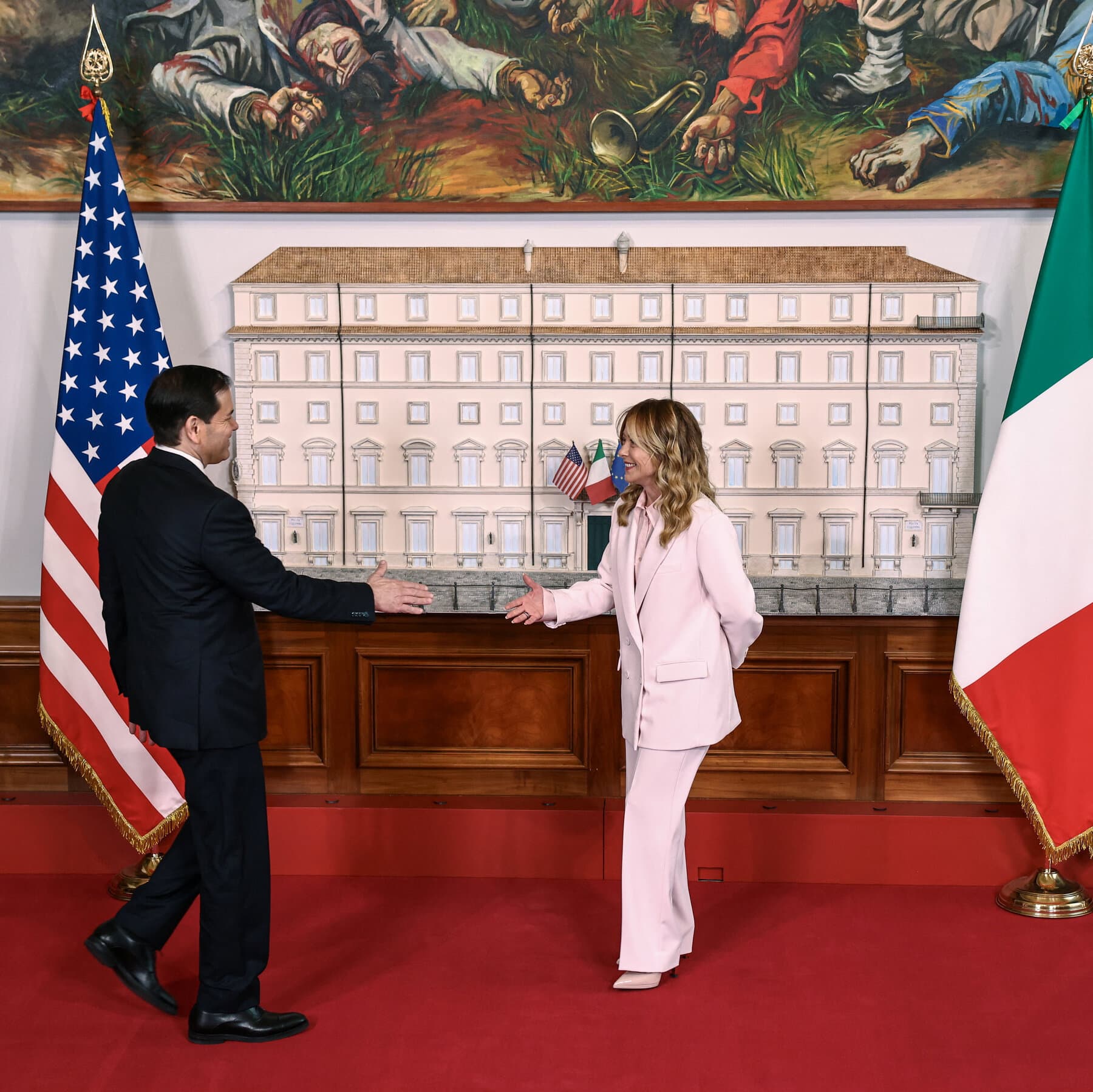 Rubio Meets Meloni as U.S.-Italy Relations Strained and Trump’s Attacks on Pope