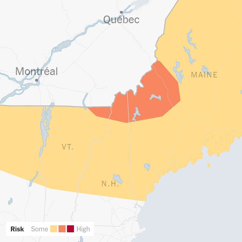 Tornadoes in Maine? A Rare Forecast for Parts of U.S. and Canada