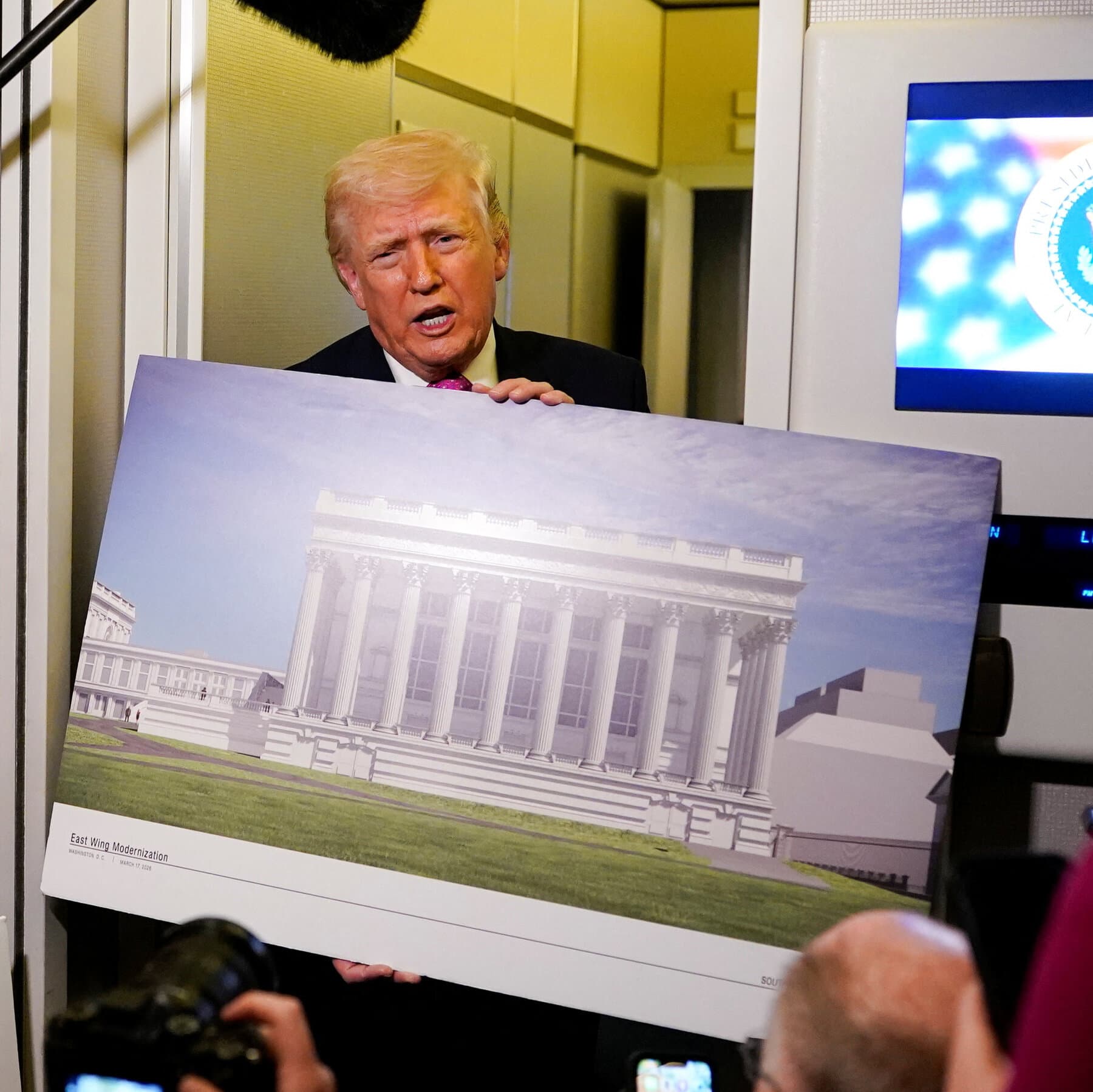 The Case of the Disappearing, Reappearing White House Ballroom Stairs