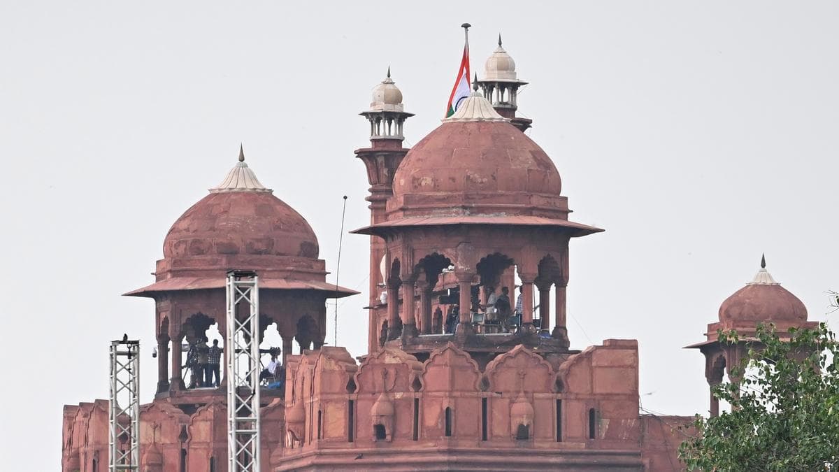 Red Fort witnessed a rehearsal ahead of the Independence Day