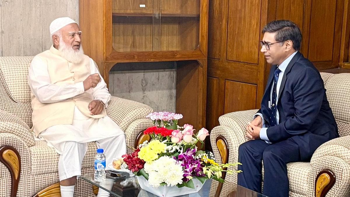 Foreign Secretary Vikram Misri holds talks with Jamaat-e-Islami Ameer Shafiqur Rahman