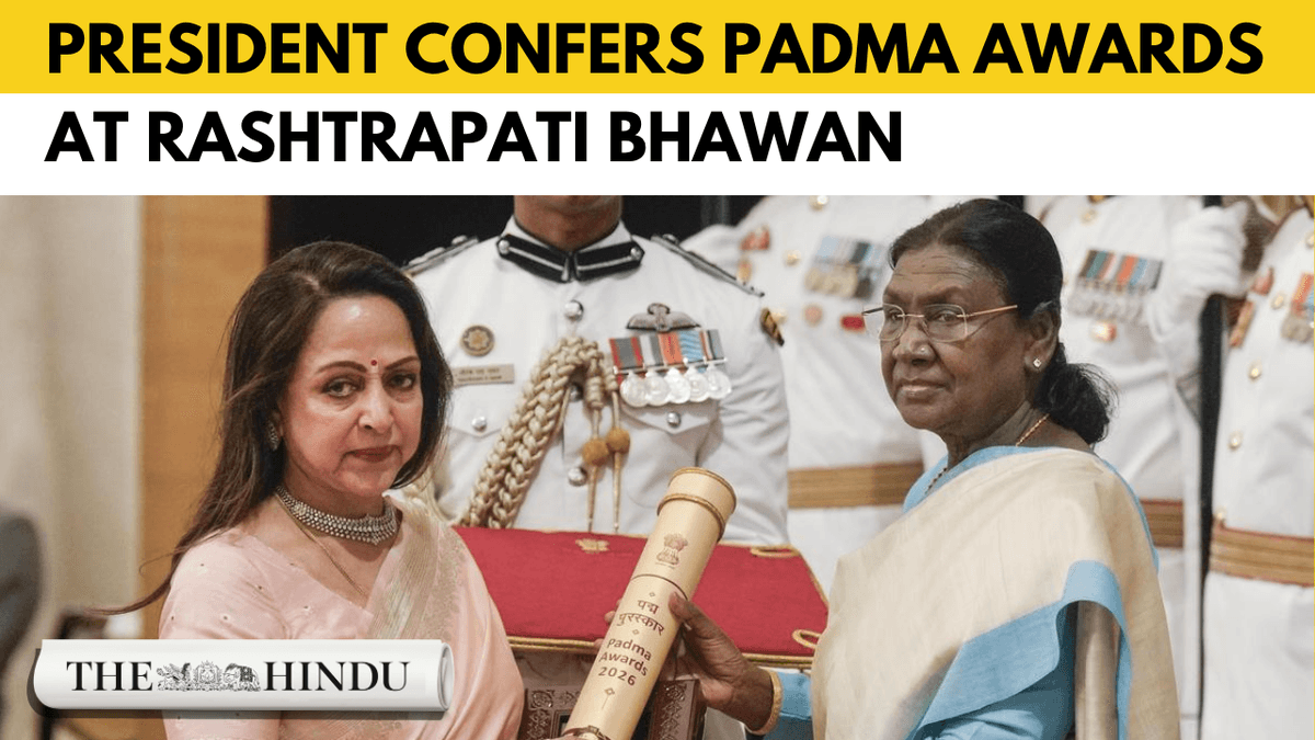 Watch: President Murmu confers Padma Awards at Rashtrapati Bhavan ceremony