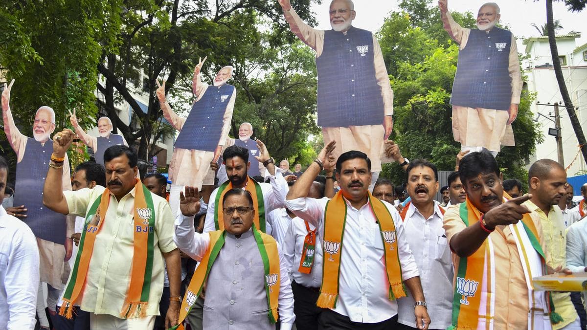Modi’s 12 years in office historic, says BJP State president B.Y. Vijayendra