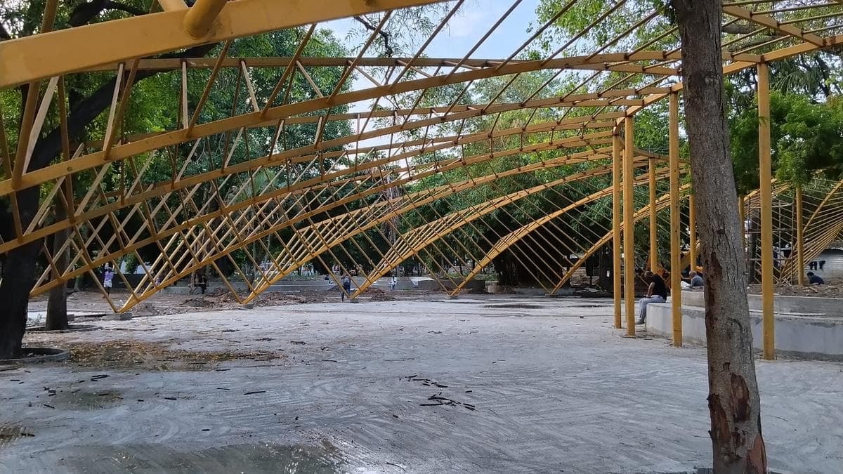 ‘Concrete rebirth’ of Nageswara Rao Park decried