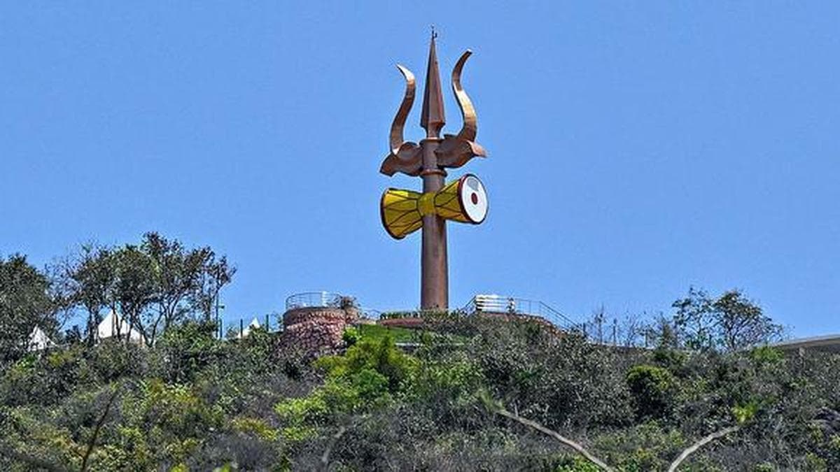 65-foot trident inaugurated at Kailasagiri; MP outlines vision for Global Tourism Hub