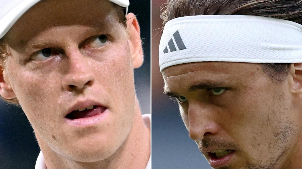 Sinner, Zverev in battle of power-hitters for the top prize