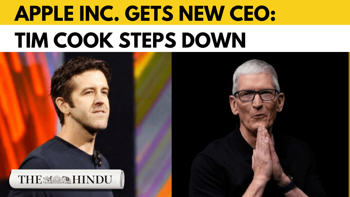 Watch: End of an era: Apple replaces Tim Cook with John Ternus