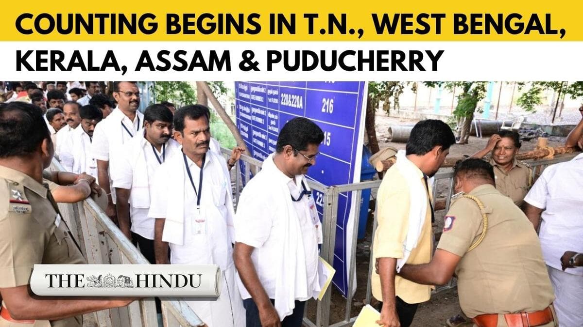Watch: Assembly elections 2026 results: Counting begins across Assam, Kerala, Bengal, T.N. and Puducherry