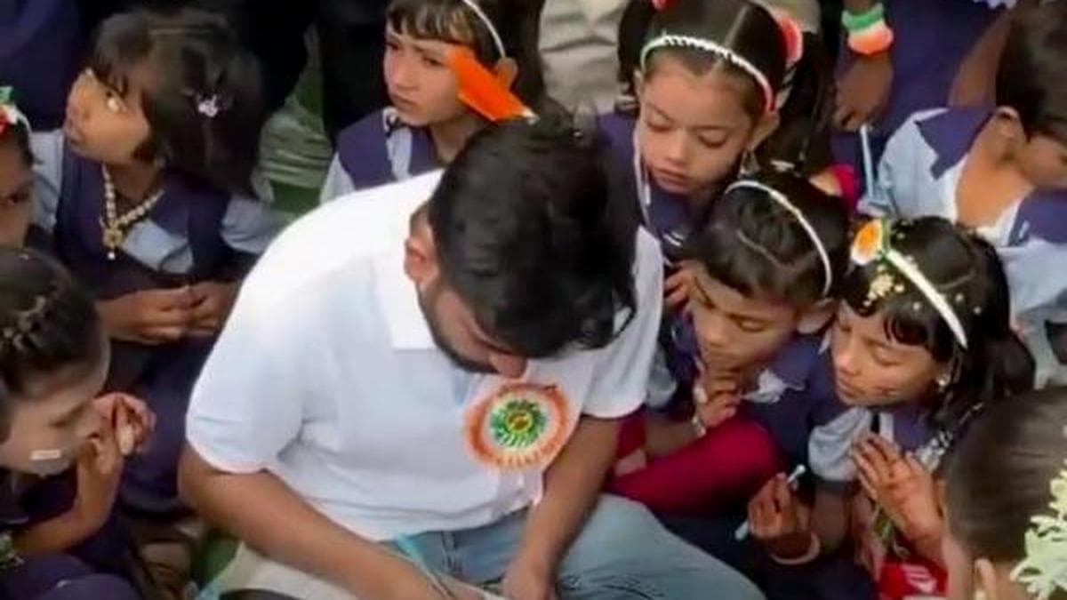 Watch: CJP leader Abhijeet Dipke engages in ‘School Thik Karo’ campaign at a government school in Hingoli