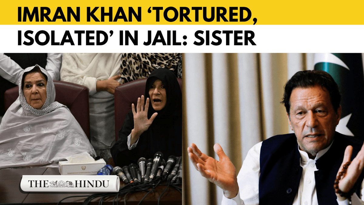 Imran Khan ‘tortured, isolated’ in jail: sister