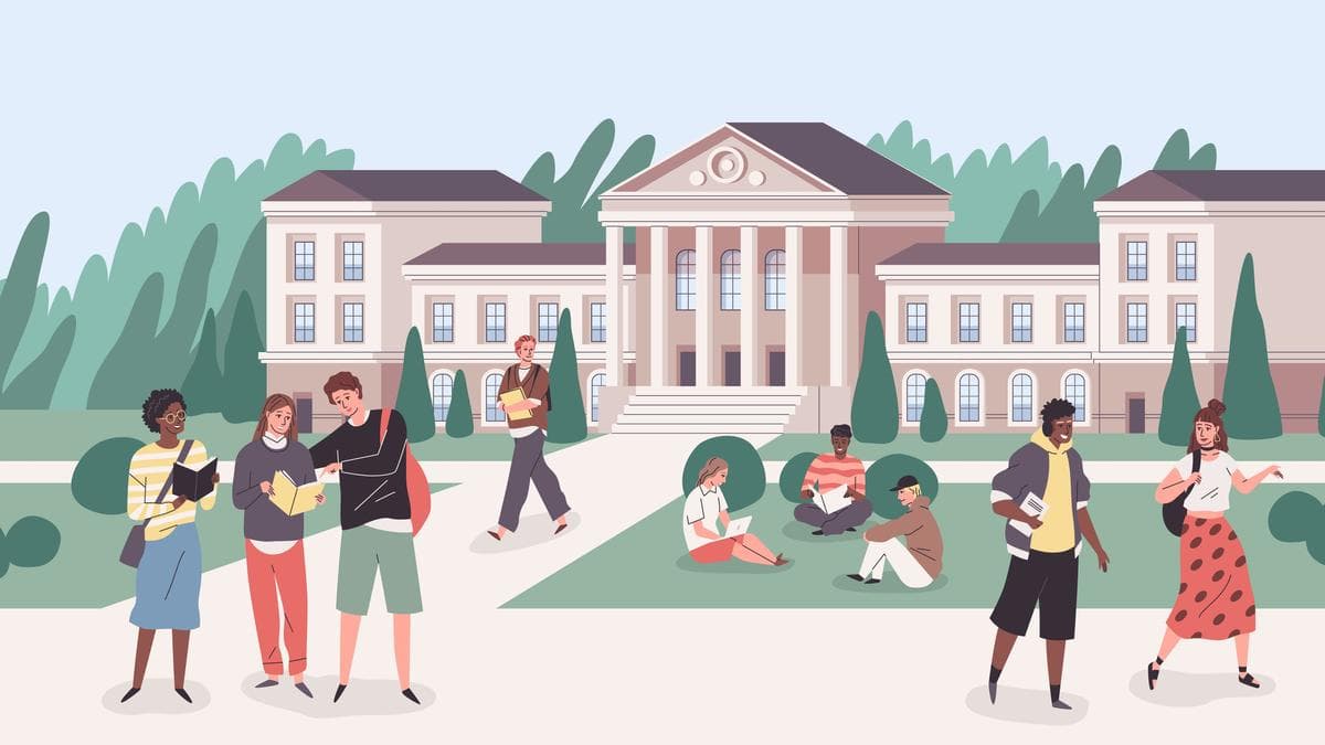 How the design of a university campus contributes to student wellbeing