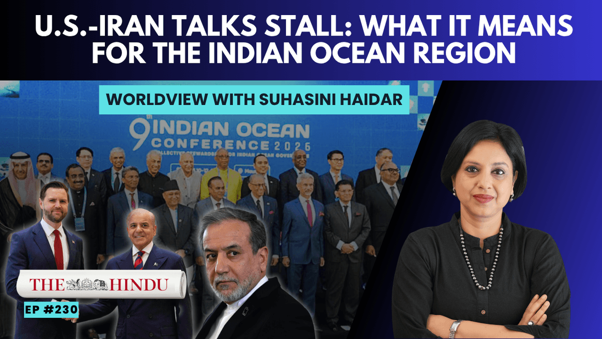 Watch: U.S.-Iran talks stall: What it means for the Indian Ocean region | Worldview