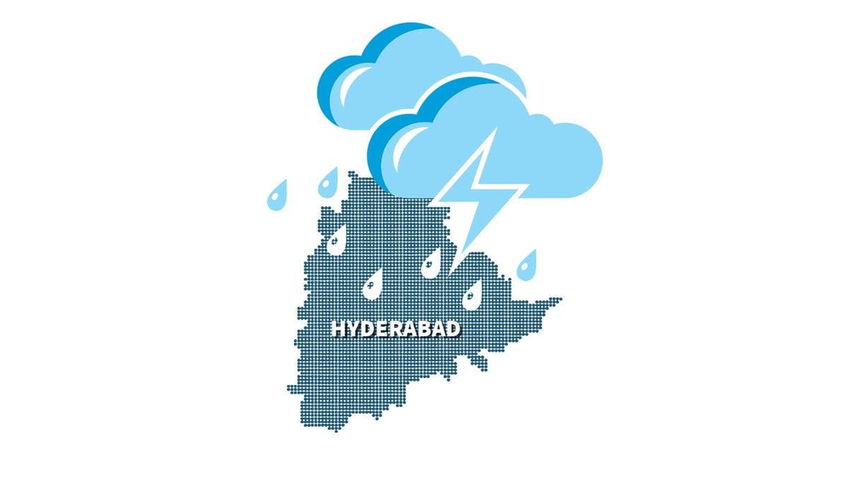 Clouds cover Hyderabad sky on April 27 afternoon