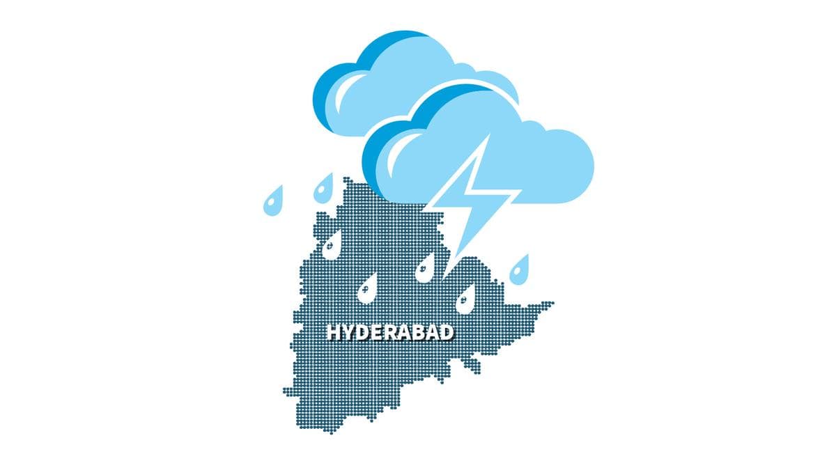 Rain lashes few parts of Hyderabad on August 18 afternoon
