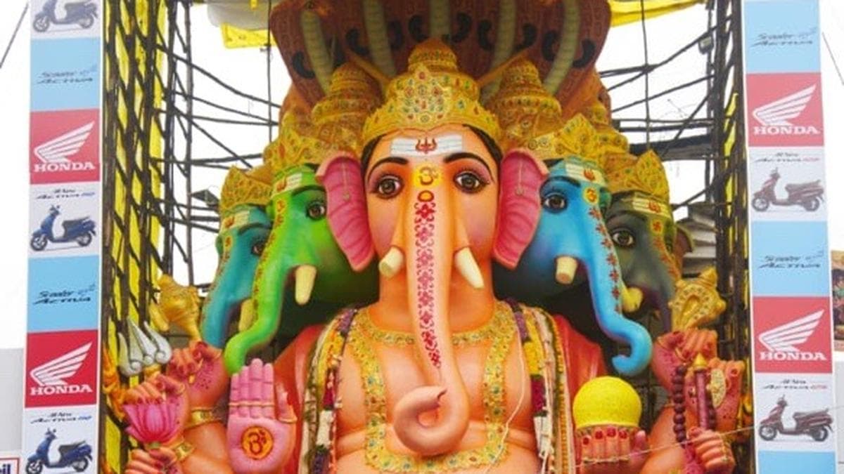From 72-foot giant to a 3.8 lakh-diamond-studded idol, Hyderabad’s Ganeshas are bigger and brighter this year