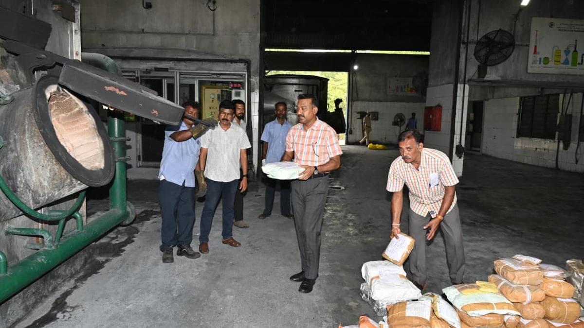 Greater Chennai Police destroys over 1,339 kg of ganja