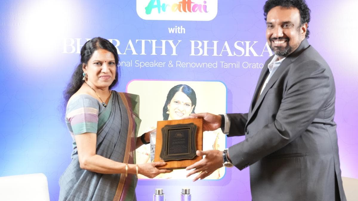 Bharathy Bhaskar honoured as Super Chennai’s Icon of the Month
