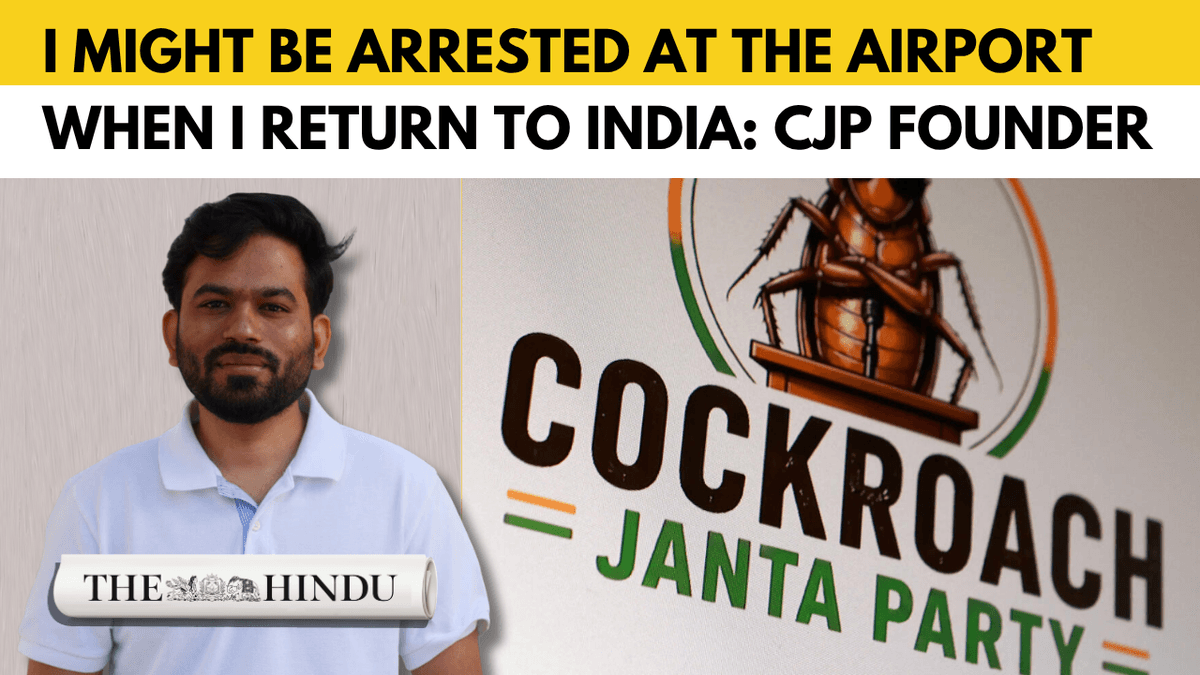 Watch: Over 1.2 million join Cockroach Janta Party, says founder Abhijeet Dipke