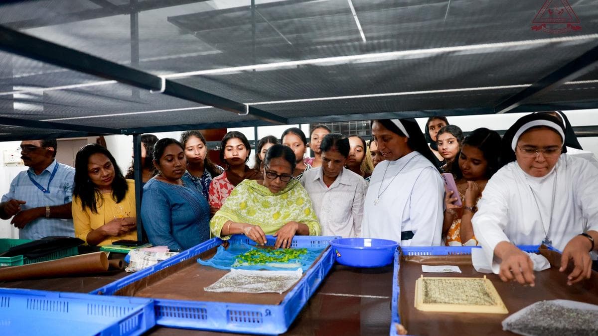 From cocoon to campus couture: How students of Thrissur Vimala College have woven a silk dream
