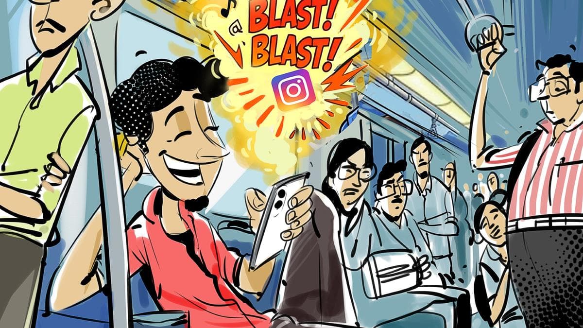 The growing nuisance of reels on loudspeakers in Chennai Metro trains