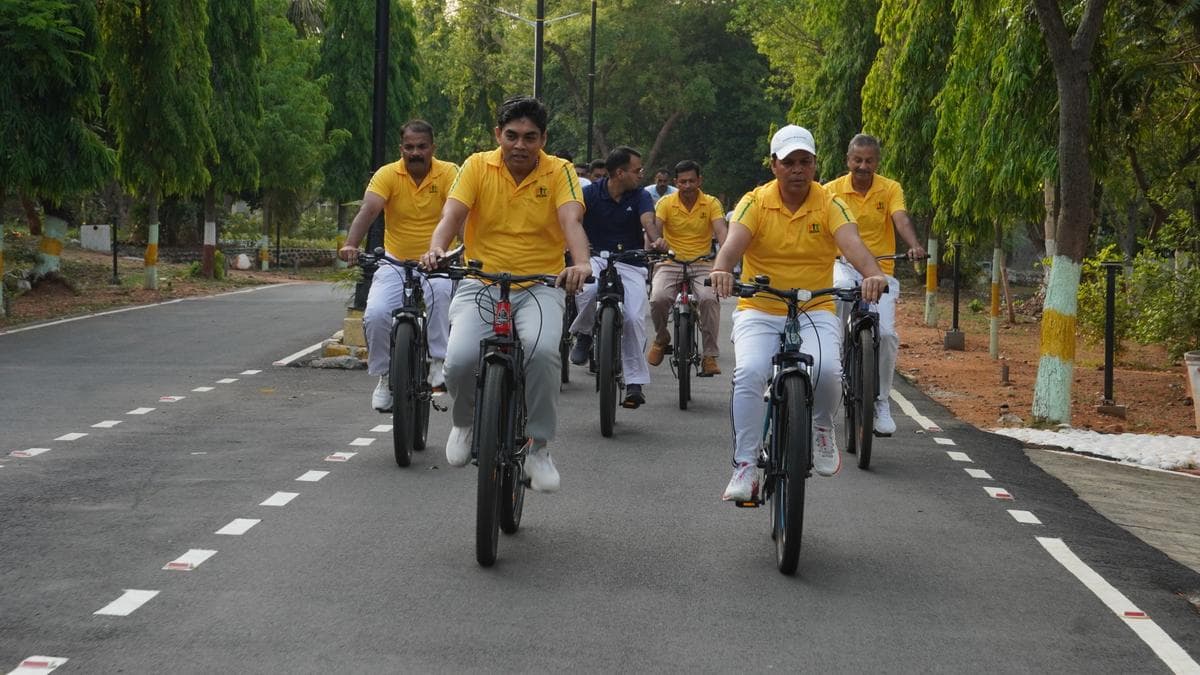 Sundays on Cycle initiative for CISF inaugurated in Ranipet