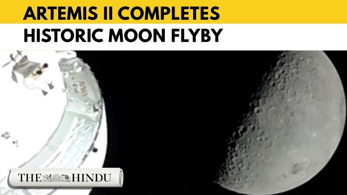 Artemis II completes record-breaking trip around the moon