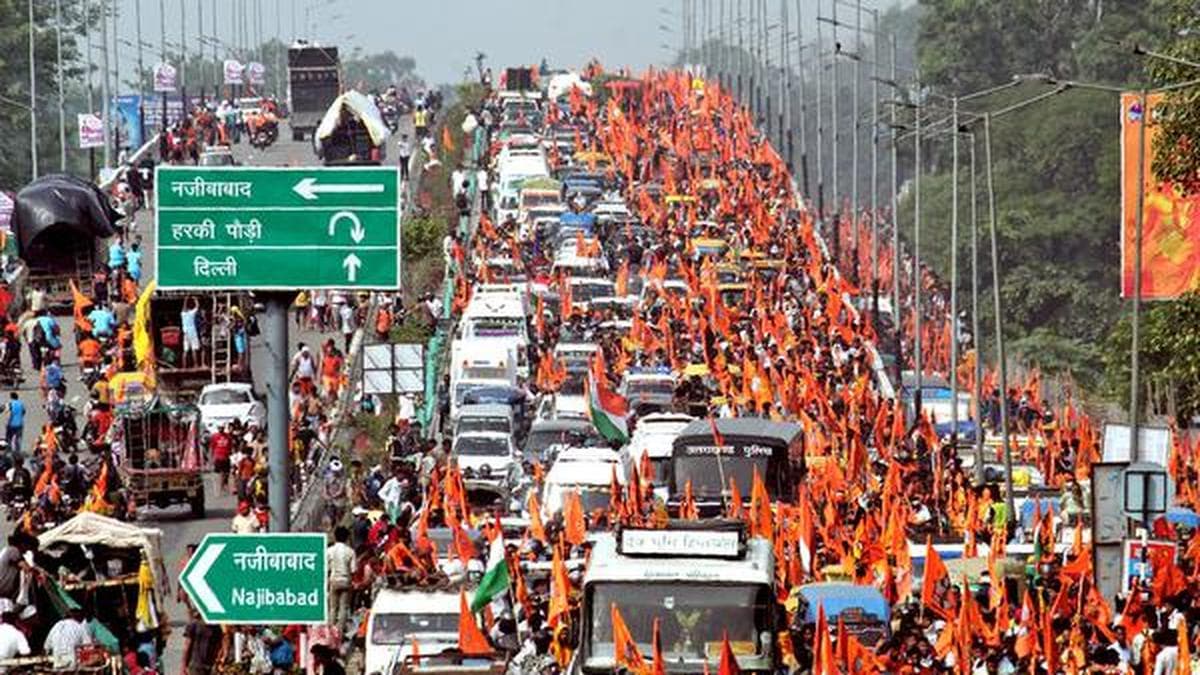 Kanwar Yatra 2026: Traffic restrictions in Delhi, U.P., and Haryana