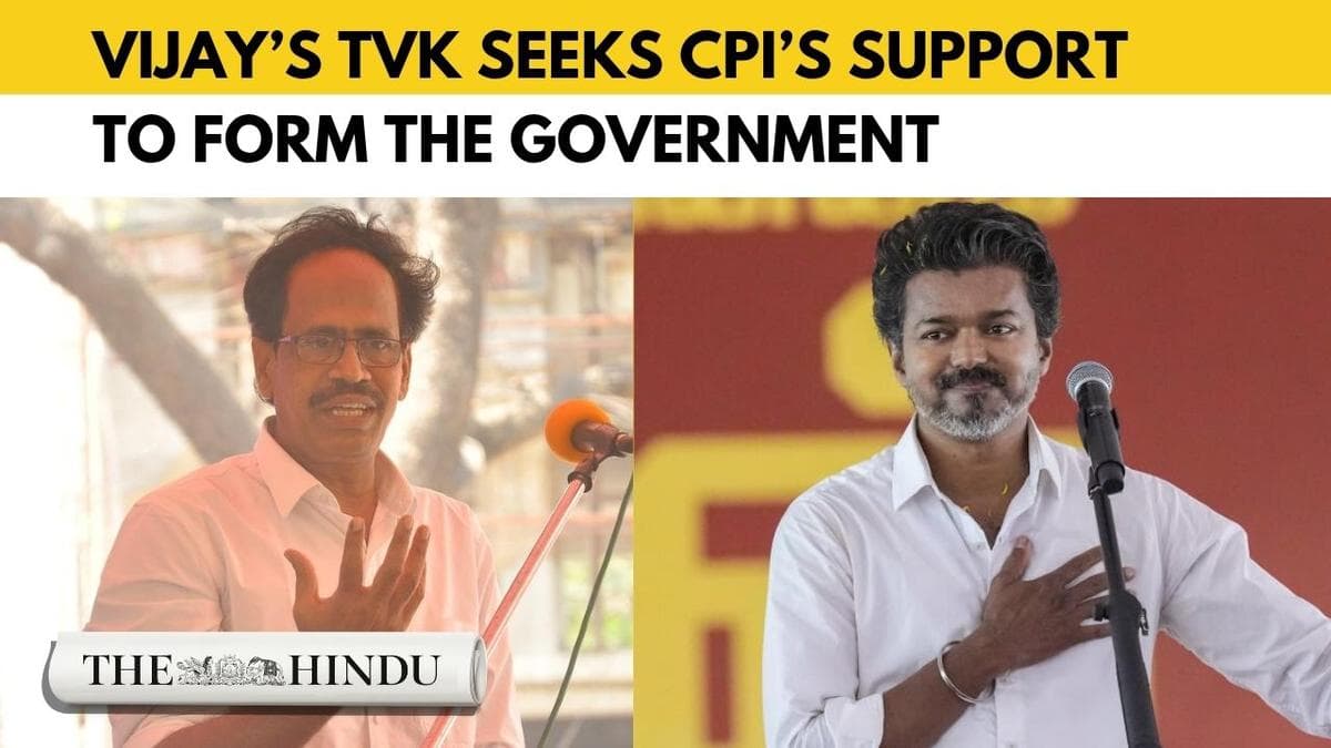 Vijay’s TVK seeks CPI’s support after Congress, CPI(M) outreach
